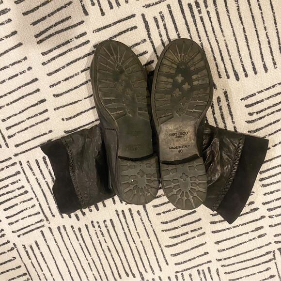 Jimmy Choo Black Studded Major Boots 9.5 / 40 - Picture 10 of 10